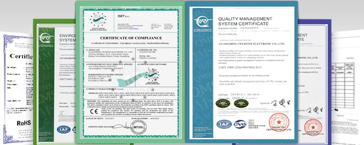 CERTIFICATES