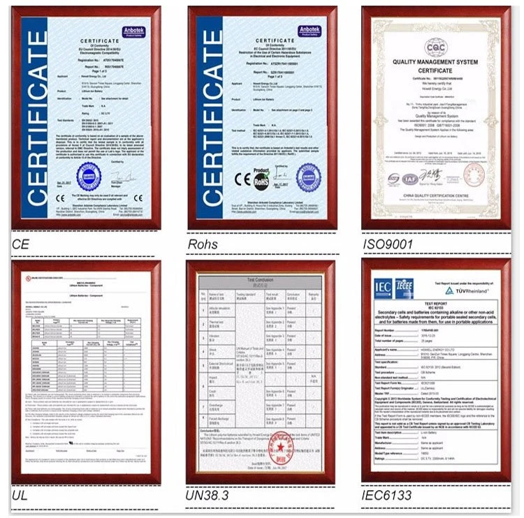 JXBT'S Certifications